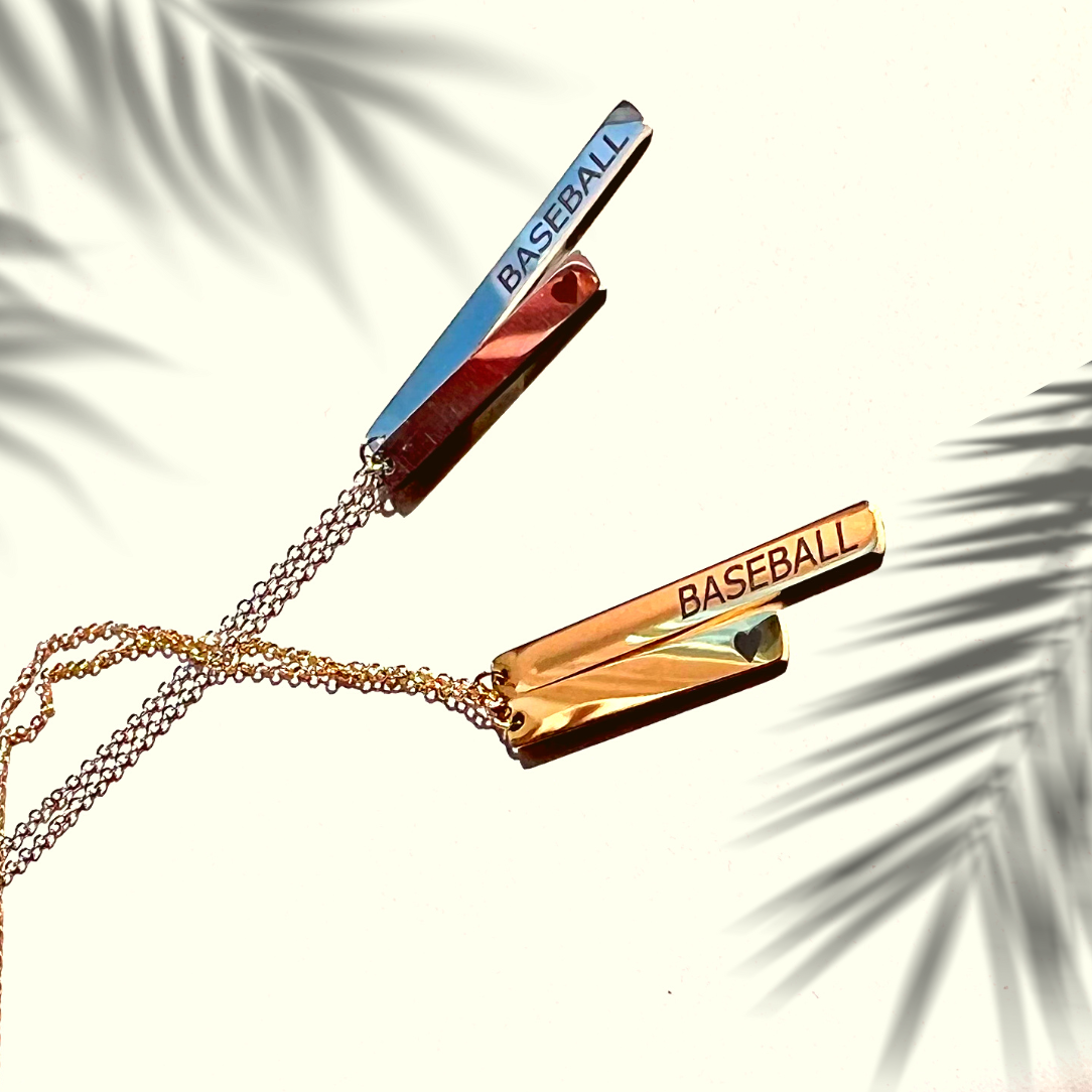 Product cover picture of Love Baseball Bar Necklace